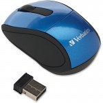 Verbatim Wireless Mini Travel Mouse Blue 97471