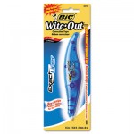 BIC Wite-Out Exact Liner Correction Tape Pen, Non-Refillable, Blue, 1/5" x 236 BICWOELP11
