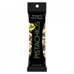 Wonderful Pistachios, Salt & Pepper, 1.25oz Pack, 12/Box PAM091842A25S