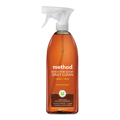 Method MTH01182CT Wood for Good Daily Clean, 28 oz Spray Bottle, 8/Carton MTH01182CT