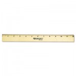 Westcott Wood Ruler with Single Metal Edge, 12 ACM05011
