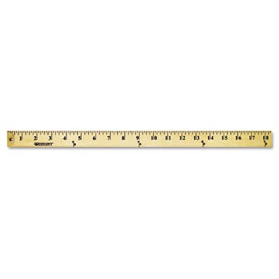 Westcott Wood Yardstick with Metal Ends, 36 ACM10425