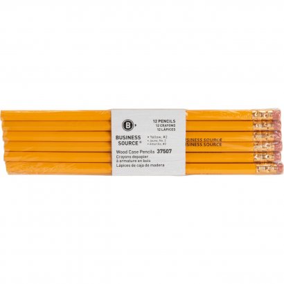 Business Source Woodcase Pencil 37507