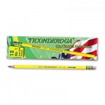 Ticonderoga Woodcase Pencil, B #1, Yellow, Dozen DIX13881