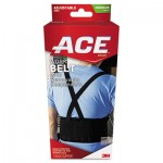 Work Belt with Removable Suspenders, Fits Waists Up To 48", Black MMM208605
