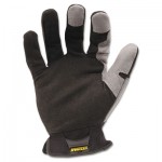 Ironclad Workforce Glove, Large, Gray/Black, Pair IRNWFG04L