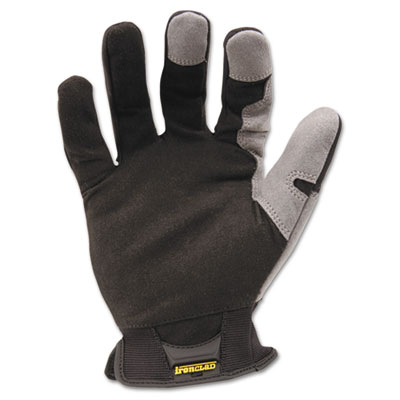 Ironclad Workforce Glove, X-Large, Gray/Black, Pair IRNWFG05XL