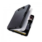 Saunders WorkMate II Storage Clipboard, 1/2" Capacity, Holds 8-1/2w x 12h, Black/Charcoal SAU00552