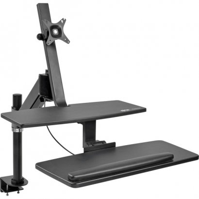 Tripp Lite WorkWise Single-Monitor Sit-Stand Desk Clamp Workstation WWSS1327CP