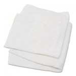 HOSPECO Woven Terry Rags, White, 15 x 17, 25 lb/Carton HOS53725