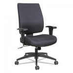 Wrigley Series High Performance Mid-Back Synchro-Tilt Task Chair, Black ALEHPS4201