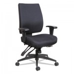 Wrigley Series High Performance Mid-Back Multifunction Task Chair, Black ALEHPM4201