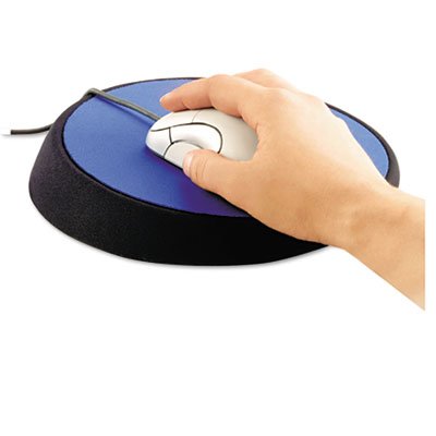 Allsop Wrist Aid Ergonomic Circular Mouse Pad, 9" dia., Cobalt ASP26226