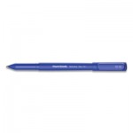 Paper Mate Write Bros. Ballpoint Pen, Fine 0.8 mm, Blue Ink/Barrel, Dozen PAP2124512