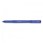 Paper Mate Write Bros. Ballpoint Pen, Fine 0.8 mm, Blue Ink/Barrel, Dozen PAP2124512