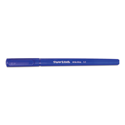 Paper Mate Write Bros. Stick Ballpoint Pen Value Pack, Medium 1mm, Blue Ink/Barrel, 60/Pack PAP4621501C