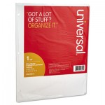UNV20815 Write-On/Erasable Indexes w/White Tabs, 5-Tab, Letter, White UNV20815