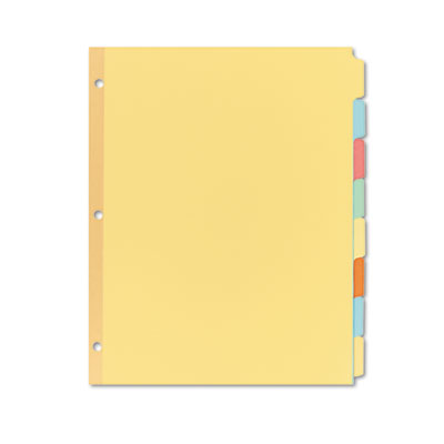 Avery Write-On Plain-Tab Dividers, 8-Tab, Letter, 24 Sets AVE11509