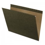 Pendaflex X-Ray Hanging File Folders, No Tabs, Standard Green, 25/Box PFX4158
