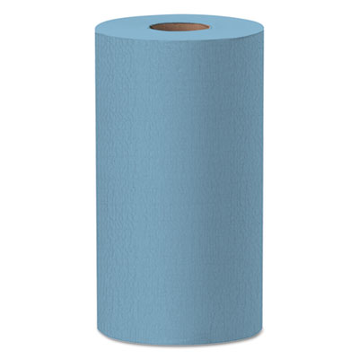 WypAll X60 Cloths, Small Roll, 19 3/5 x 13 2/5, Blue, 130/RL, 6 RL/CT KCC35431