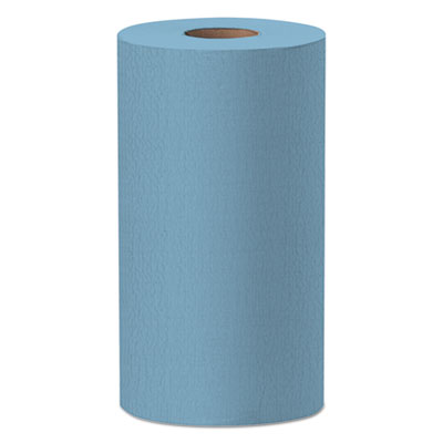 WypAll X60 Cloths, Small Roll, 9.8 x 13.4, Blue, 130/Roll, 12 Rolls/Carton KCC35411