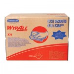 WypAll X70 Cloths, 16.8" x 12 1/2", 200/Carton KCC55300
