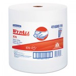 WypAll X70 Cloths, Jumbo Roll, Perf., 12 1/2 x 13 2/5, White, 870 Towels/Roll KCC41600