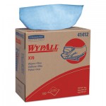 WypAll X70 Cloths, POP-UP Box, 9 1/10 x 16 4/5, Blue, 100/Box, 10 Boxes/Carton KCC41412