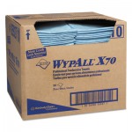 X70 Foodservice Towels, 1/4-Fold, 12 1/2 x 23 1/2, Blue, 300/Carton KCC05927