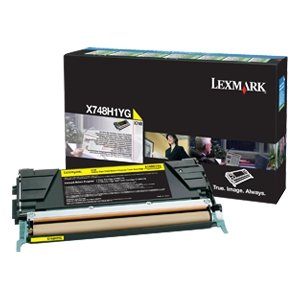 Lexmark X748 Yellow High Yield Return Program Toner Cartridge X748H1YG