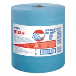 WypAll X80 Cloths with HYDROKNIT, Jumbo Roll, 12 1/2 x 13 2/5, Blue, 475/Roll KCC41043