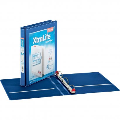 Cardinal XtraLife ClearVue Non-Stick Locking Slant-D Ring Binder 26302