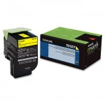 Lexmark Yellow Extra High Yield Return Program Toner Cartridge 70C1XY0