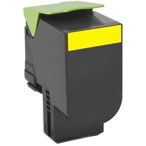 Lexmark Yellow High Yield Toner Cartridge 80C0H40