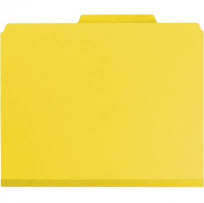 Smead Yellow PressGuard Classification File Folder with SafeSHIELD Fasteners 14203