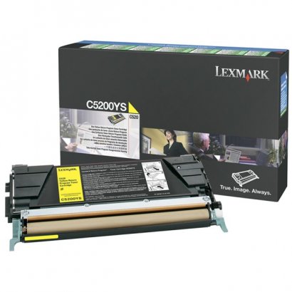 Lexmark Yellow Return Program Toner Cartridge C5200YS