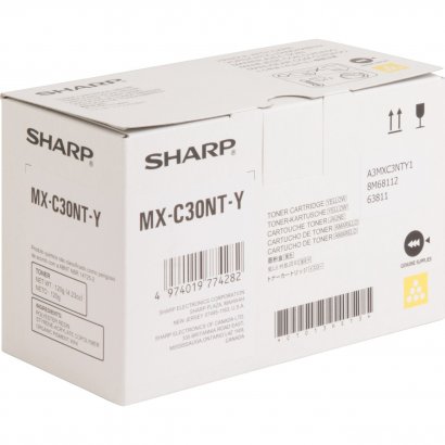 Sharp Yellow Toner Cartridge MXC30NTY