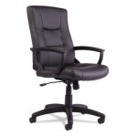 10991-01G YR Series Executive High-Back Swivel/Tilt Leather Chair, Black ALEYR4119