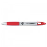 Zebra Z-Grip MAX Ballpoint Retractable Pen, Red Ink, Medium, Dozen ZEB22430
