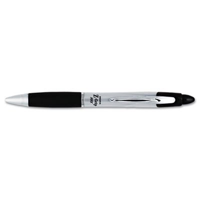 Zebra Z-Grip MAX Ballpoint Retractable Pen, Black Ink, Medium, Dozen ZEB22410
