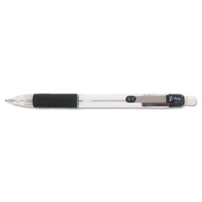 Z-Grip Mechanical Pencil, HB, 0.7 mm, Clear Barrel, 24/Pack ZEB15241