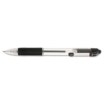 Zebra Z-Grip Retractable Ballpoint Pen, Black Ink, Medium, Dozen ZEB22210