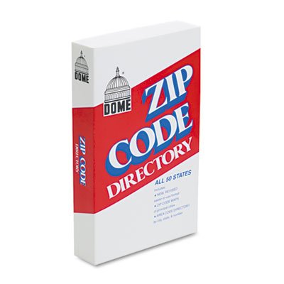 Dome Zip Code Directory, Paperback, 750 Pages DOM5100