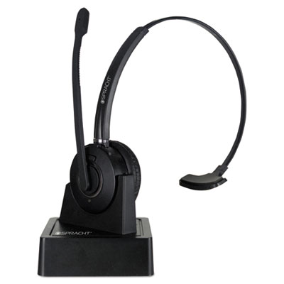 Spracht ZuM Maestro USB Softphone Headset, Monaural, Over-the-Head, Black SPTHS3010
