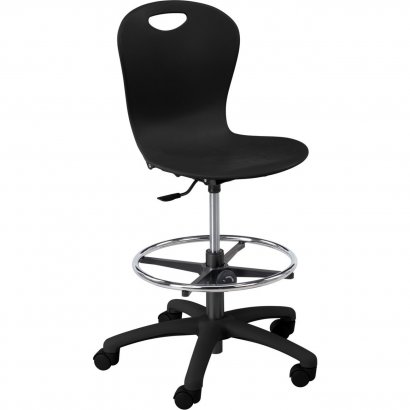 Virco Zuma Lab Stool CHAIR-ZLAB-BLK01-BLK01